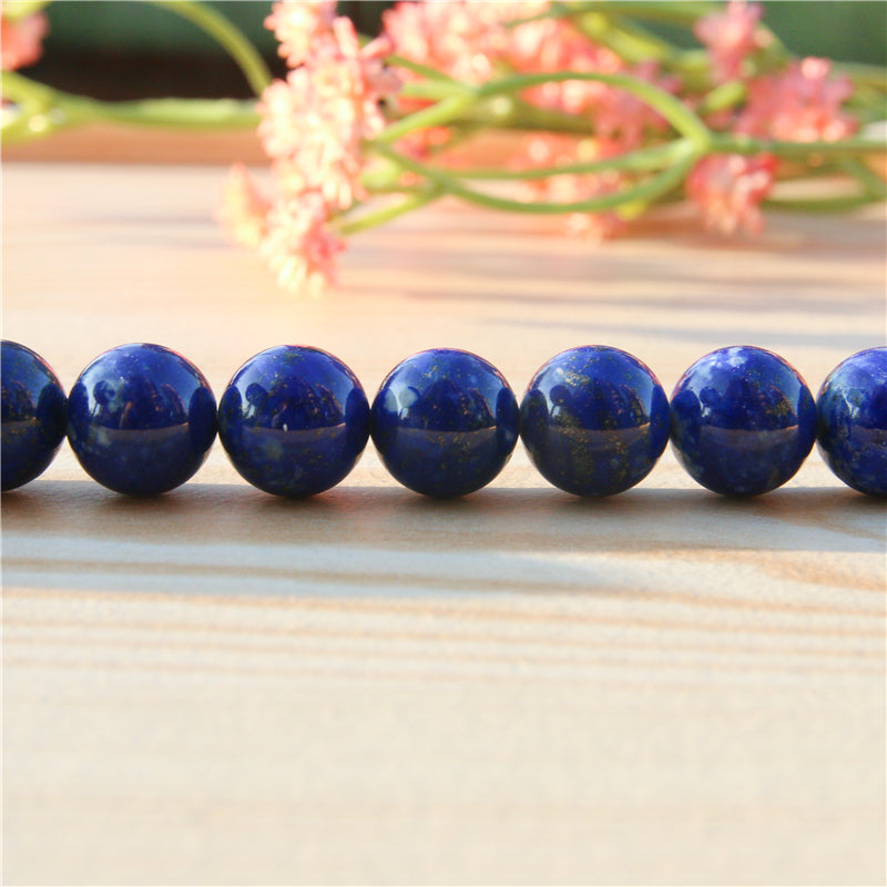 Natural Lapis lazuli Beads Round 6mm Hole 0.8mm about 65pcs 39cm strand