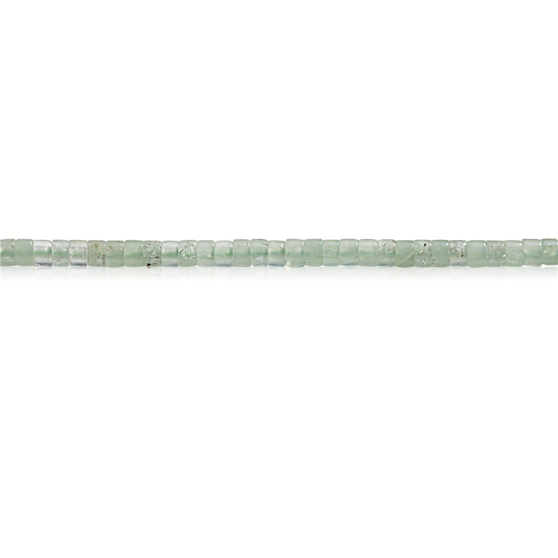 Contas de prehnite naturais heishi 2x3mm furo 0.6mm cerca de 199 peças 39cm fio