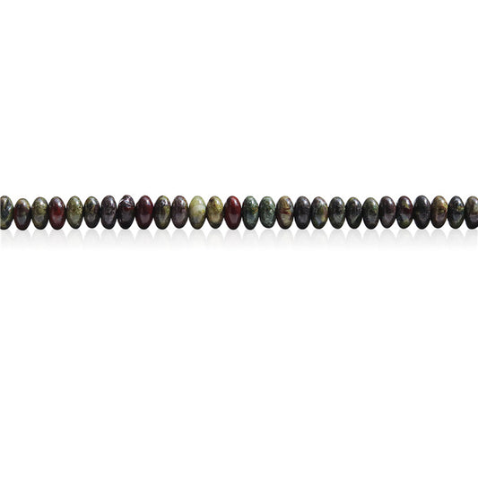 Natural Dragon Blood Beads Abacus 2x4mm Hole 0.8mm  about 165pcs 39cm strand