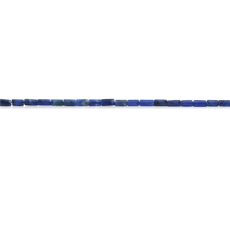 Natural Sodalite Beads Tube 2x4mm Hole 0.8mm about 97pcs 39cm strand