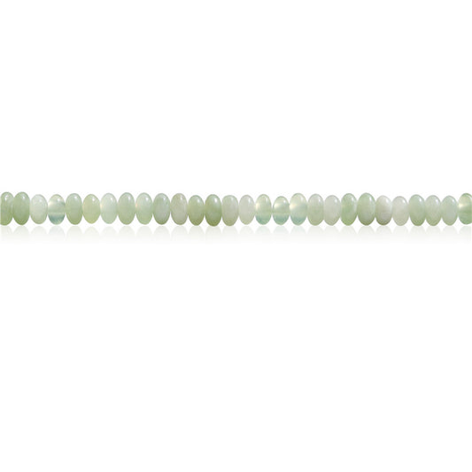 Natural Xiuyu Jade Beads Abacus 2x4mm Hole 0.8mm  about 165pcs 39cm strand