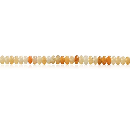 Natural Yellow Aventurine  Beads Abacus 2x4mm Hole 0.8mm  about 165pcs 39cm strand