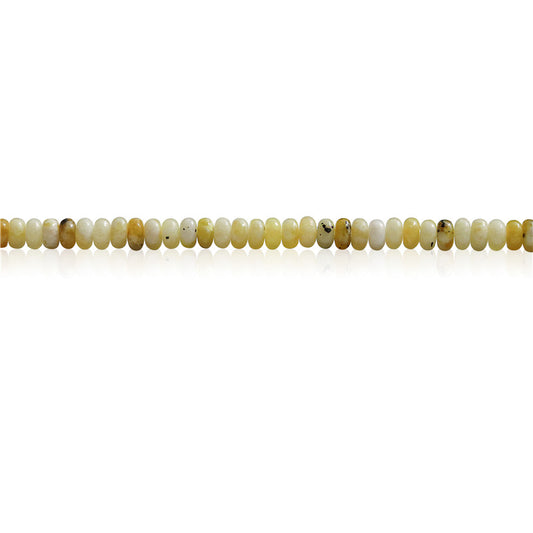 Natural Yellow Grass Turquoises Beads Abacus 2x4mm Hole 0.8mm  about 165pcs 39cm strand