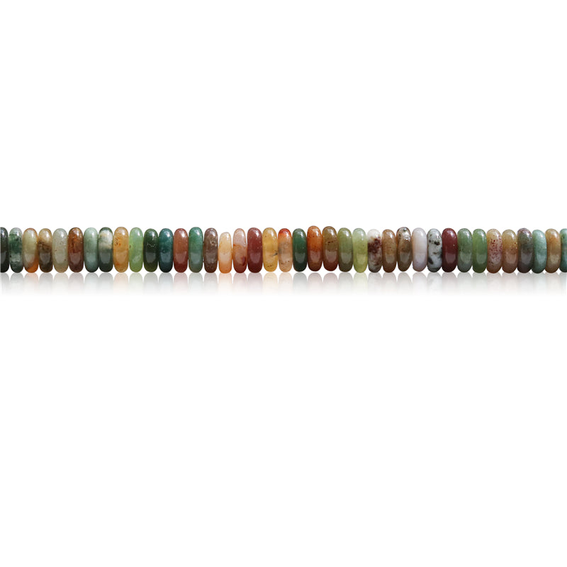 Natural Indian Agate Beads Heishi 2x6mm Hole 1mm about 189pcs 39cm strand