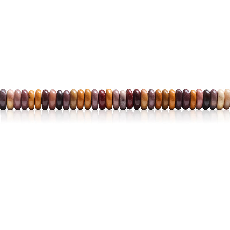 Natural Mookaite Beads Heishi 2x6mm Hole 1mm about 189pcs 39cm strand