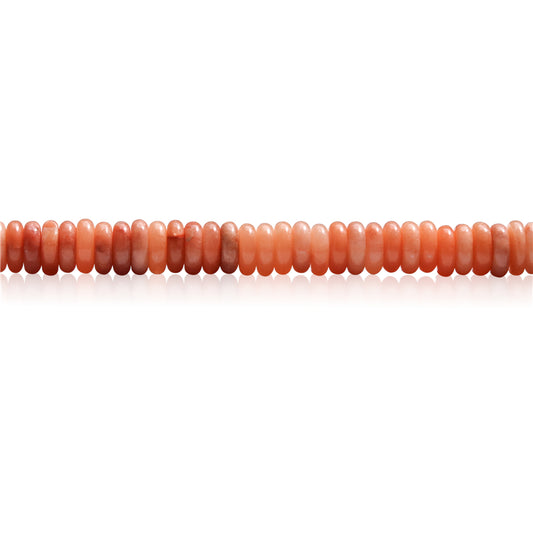 Natural Pink Aventurine Beads Heishi 2x6mm Hole 1mm about 189pcs 39cm strand