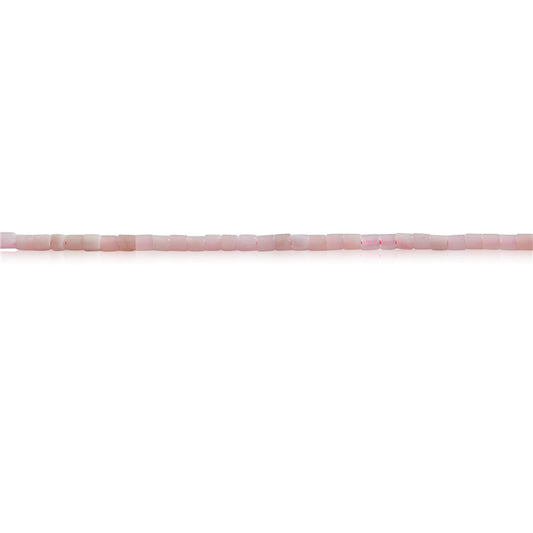 Perline di opale rosa naturale Heishi 2x2 mm Foro 0,6 mm circa 201 pezzi filo da 39 cm