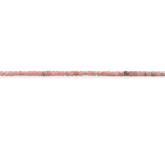 Natural Rhodochrosite Beads Heishi 2x2mm Hole 0.6mm about 201pcs 39cm strand