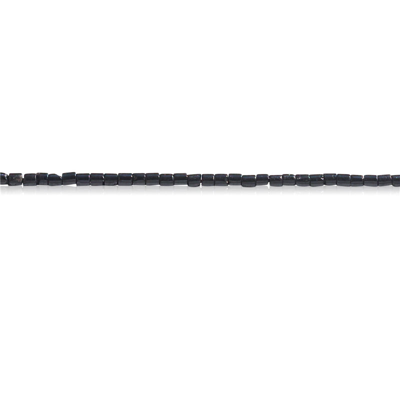 Natural Black Tourmaline Beads Heishi 2x2mm Hole 0.6mm about 201pcs 39cm strand