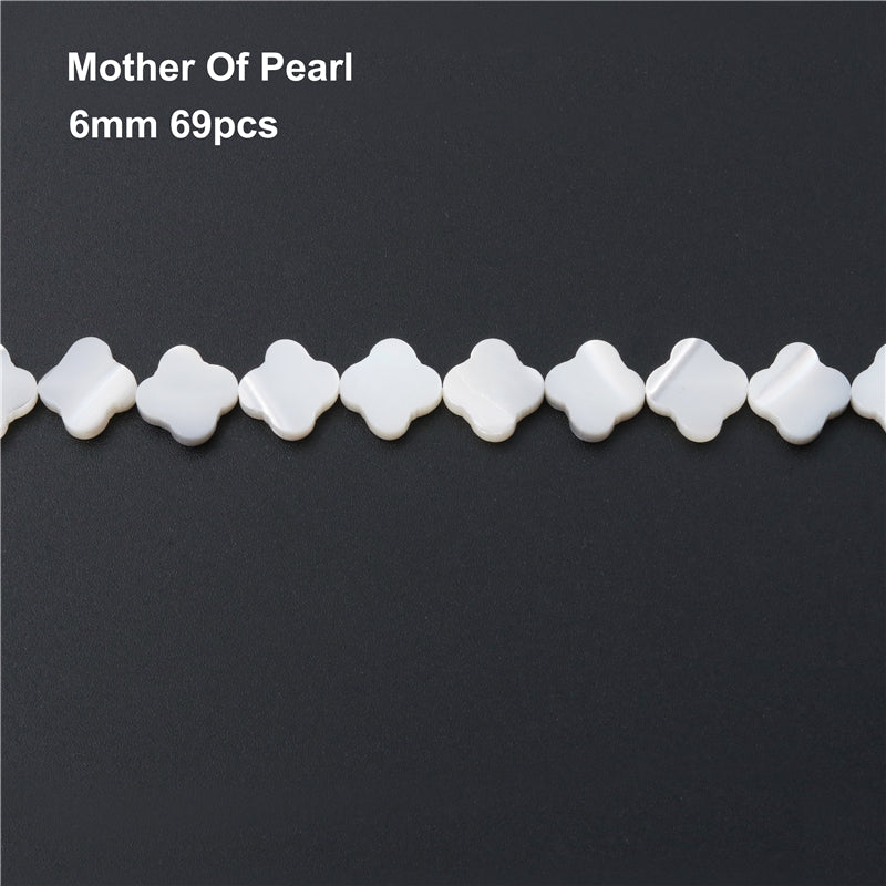 Natural Mother Of Pearl Shell Flat Flower Shape Beads 6mm Hole 0.8mm about 69pcs 39cm strand