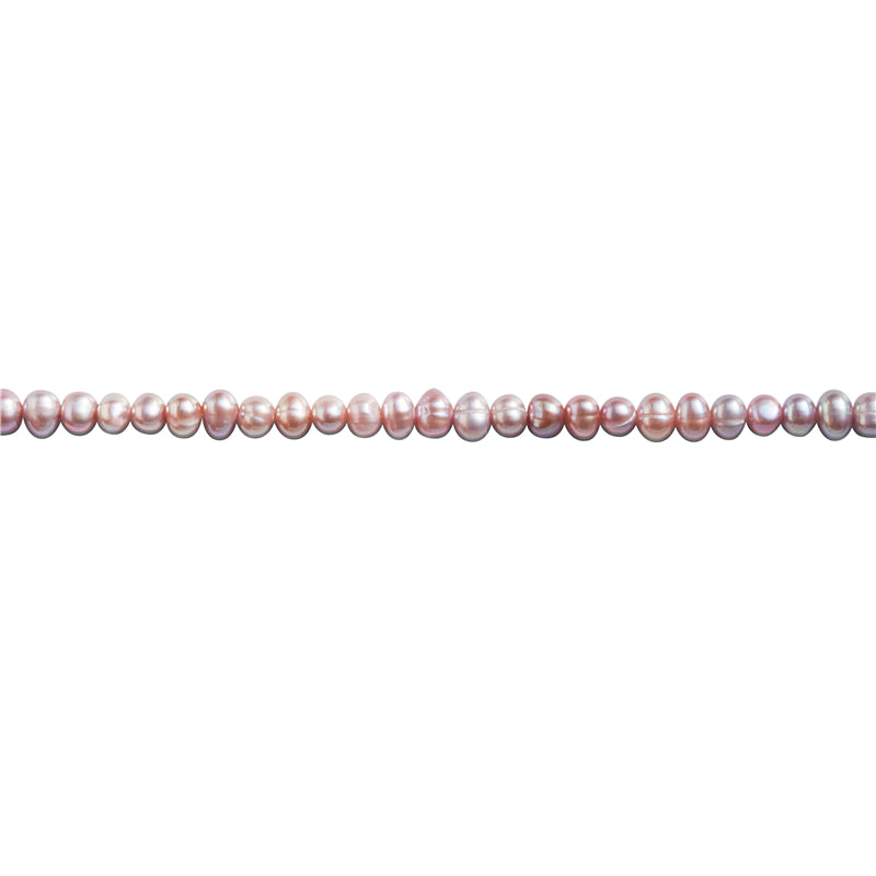 Natural Cultured Freshwater Pearl Beads 4-4.5x5-6mm Hole 0.8mm about 82pcs 39cm strand