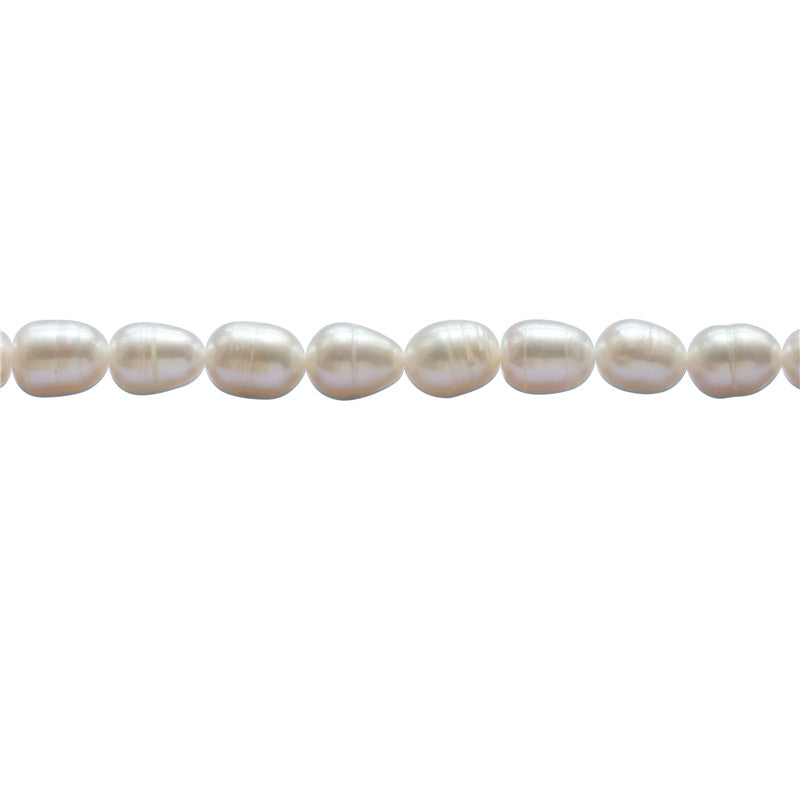 Natural Cultured Freshwater Pearl Beads 4.5-5x6-7mm Hole 0.8mm about 56pcs 39cm strand