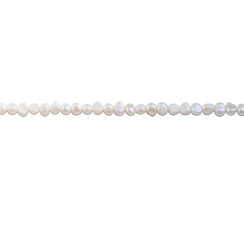 Natural Cultured Freshwater Pearl Beads 5-6x5-6mm Hole 0.8mm about 69pcs 39cm strand