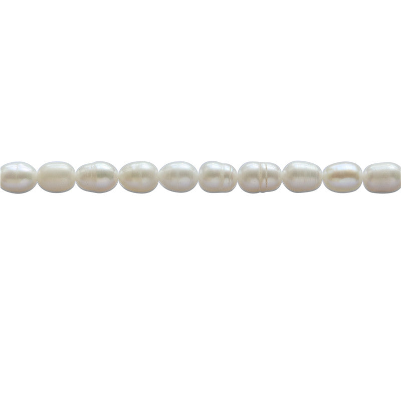 Natural Cultured Freshwater Pearl Beads 7-8x8-9mm Hole 0.8mm about 43pcs 39cm strand