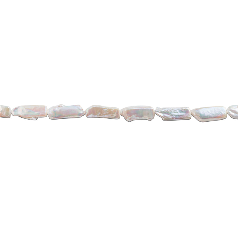 Natural Cultured Freshwater Pearl Beads 9-10x24-27mm Hole 0.8mm about 15pcs 39cm strand