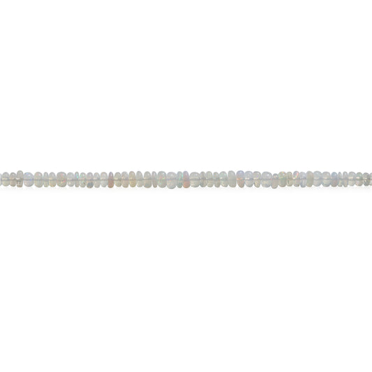 Natural 7A Opal Beads Abacus 1-3x3-5mm Hole 0.6mm about 228pcs 39cm strand