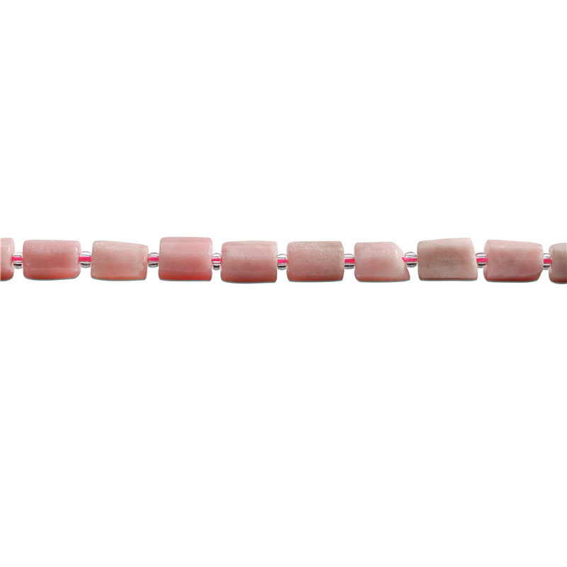 Natural Red Muscovite Mica Baroque Beads 7-9x10-12mm Hole 1mm about 26-28pcs 39cm strand