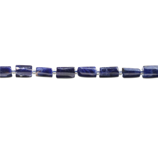 Perline barocche in sodalite naturale 7-9x10-12mm Foro 1 mm circa 26-28 pezzi filo da 39 cm