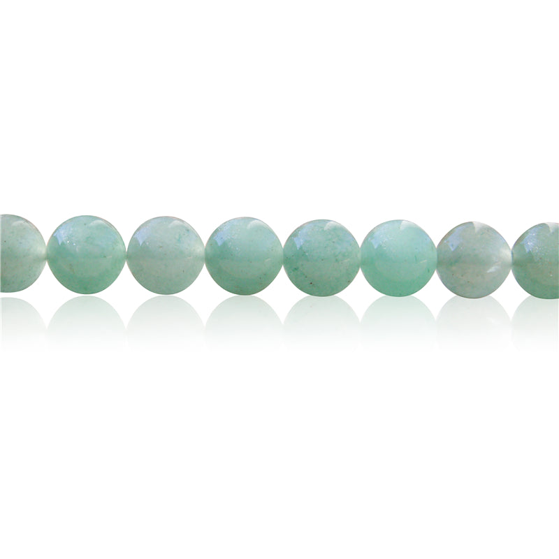 Natural Aventurine Beads Round 6mm Hole 0.8mm about 65pcs 39cm strand