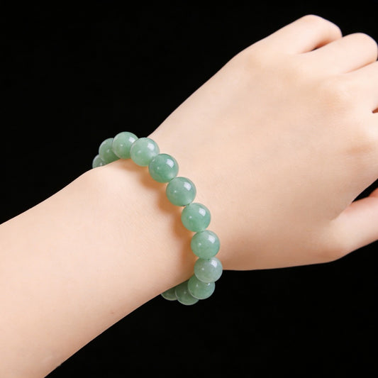 Aventurine Stretch Bracelet  Round 8mm Women Men Gift × 1 Pc