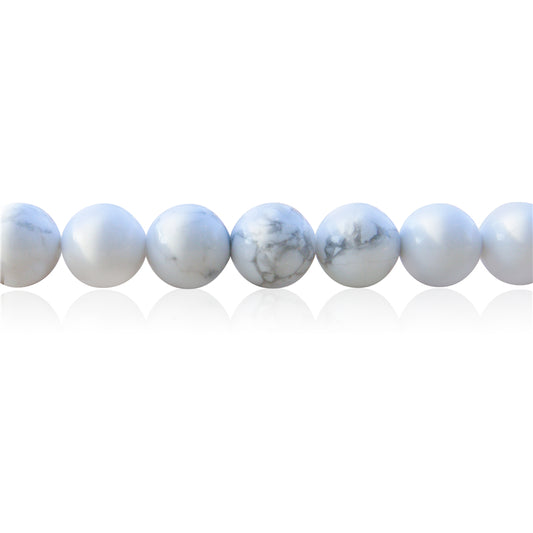 Natural Howlite Beads Round 4mm Hole 0.8mm about 98pcs 39cm strand