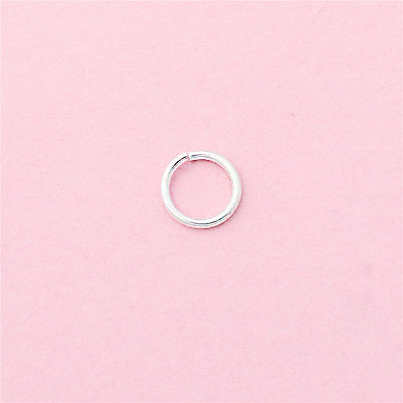 925 Sterling Silver Open Jump Rings  Accessories 4mm 100pcs