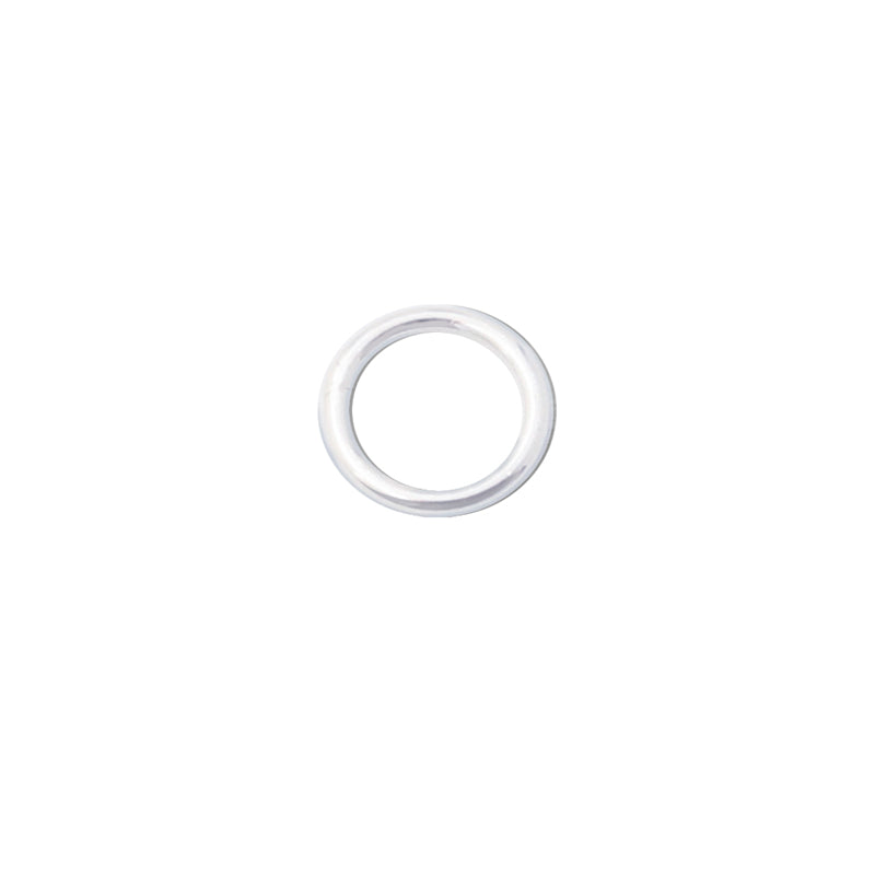 925 Sterling Silver Round Closed Rings Accessories 5mm 100pcs