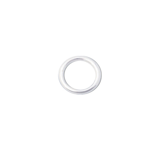 925 Sterling Silver Round Closed Rings Accessories 6mm 100pcs