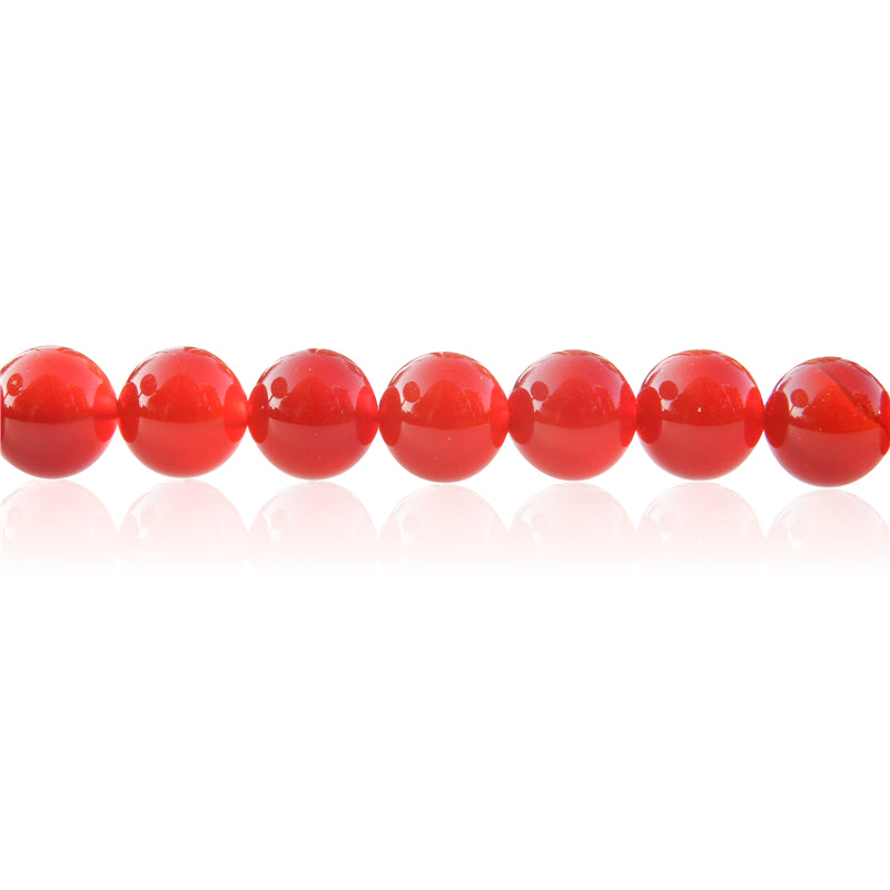 Natural Red Agate Beads Round 6mm Hole 0.8mm about 65pcs 39cm strand