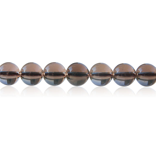 Natural Smoky Quartz Beads Round 8mm Hole 1mm about 50pcs 39cm strand